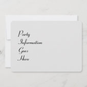 Invitation Vingt Cinq (Dos)