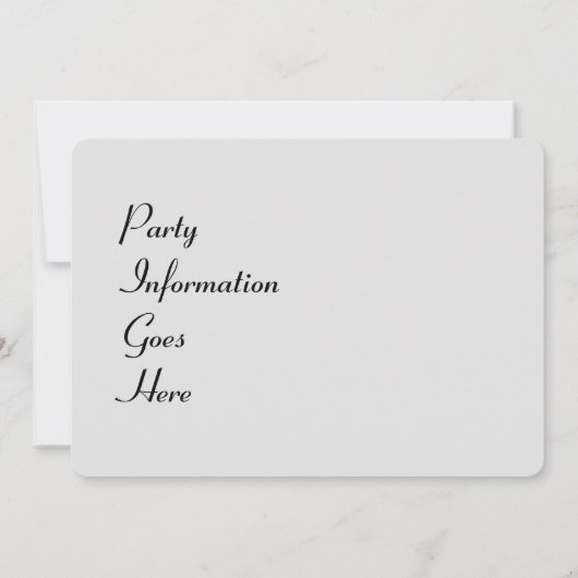 Invitation Vingt Cinq (Dos)