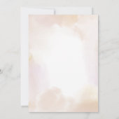 Invitation Vingt et une aquarelle minimale 21e anniversaire (Dos)