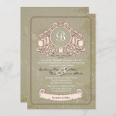 Invitation Vinification Vintage 5x7 (Devant / Derrière)