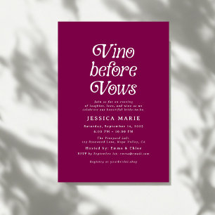 Invitation Vino avant les fenêtres Fête des mariées Vin Rét