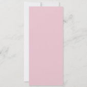 Invitation Vino Avant Vows Élégante Fête des mariées rose (Dos)