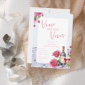 Invitation Vino Avant Vows Winery Bachelorette