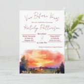 Invitation Vino Before Vows, Vignoble Fête des mariées (Debout devant)