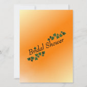 Invitation Vins avec Cadeau Enregistrer Fête des mariées oran (Dos)