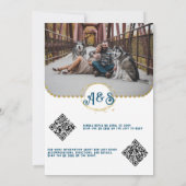 Invitation Vins de raisin vignoble rustique Pays Chic Mariage (Dos)