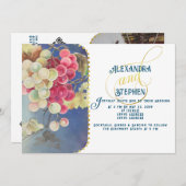 Invitation Vins de raisin vignoble rustique Pays Chic Mariage (Devant / Derrière)