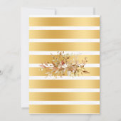 Invitation Vins et brasses Automne Eucalyptus Wedding shower (Dos)