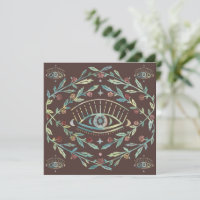 Vins Roses des yeux mystiques Boho magique coloré