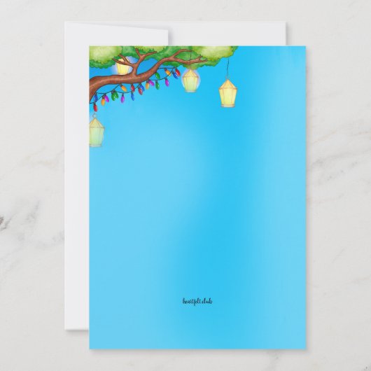 Invitation Vins sous les étoiles (Dos)