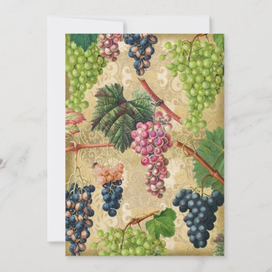 Invitation Vins vintages (Dos)