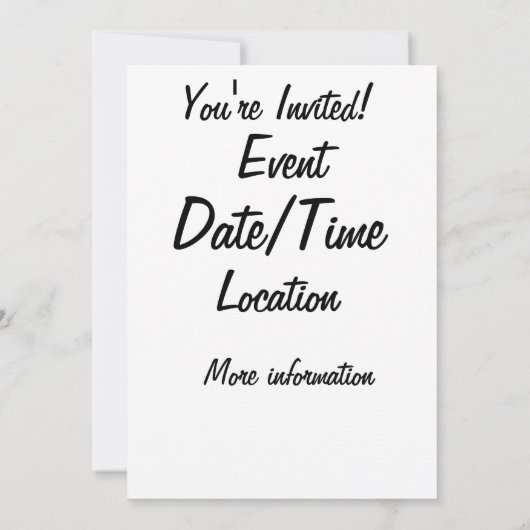 Invitation Vintage (Dos)