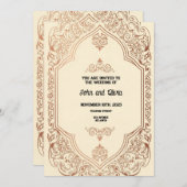 Invitation Vintage (Devant / Derrière)