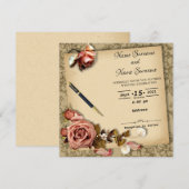 Invitation Vintage (Devant / Derrière)