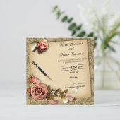 Invitation Vintage (Debout devant)