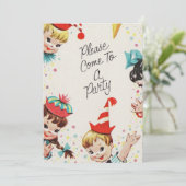 Invitation vintage (Debout devant)