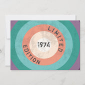 Invitation Vintage 1974 édition limitée 50e anniversaire Thèm (Devant)