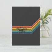 Invitation Vintage 1976 Style Birthday  (Debout devant)