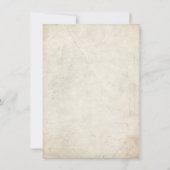 Invitation vintage 2 d'anniversaire de BBQ (Dos)