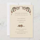 Invitation vintage à la grenade (Dos)