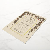 Invitation vintage à la grenade, Arche d'or (Rotation)