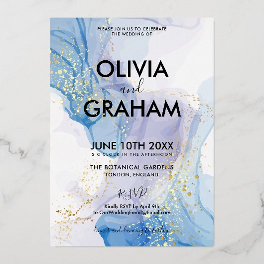 Invitation vintage à l'huile de plaque d'aquarelle (Recto)