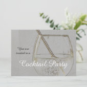 Invitation Vintage à un cocktail (Debout devant)