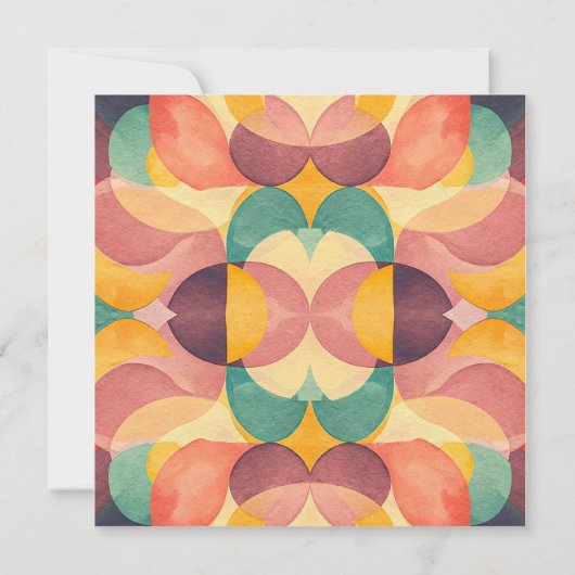 Invitation Vintage Abstract Pattern (Dos)