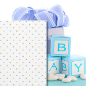 Invitation Vintage Airplane Rainbow Clouds Boy Baby Shower