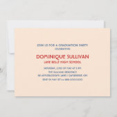 Invitation Vintage All American Photo Graduation Party (Dos)