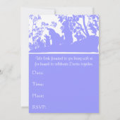 Invitation Vintage Animaux Mignons de Pâques (Dos)