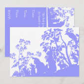 Invitation Vintage Animaux Mignons de Pâques (Devant / Derrière)