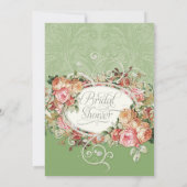 Invitation Vintage Antique Roses (Dos)