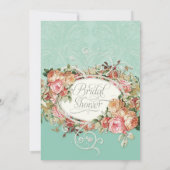 Invitation Vintage Antique Roses (Dos)