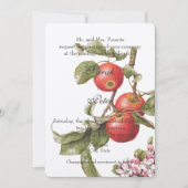 Invitation Vintage Apple Blossom (Devant)