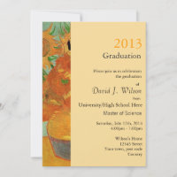 Vintage art douze tournesols graduation