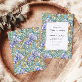 Invitation Vintage Art Nouveau Pastel Floral Mariage