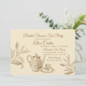 Invitation vintage au thé (Debout devant)