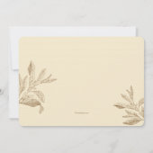 Invitation vintage au thé (Dos)