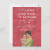 Invitation Vintage Baby shower mère des années 30 (Devant)