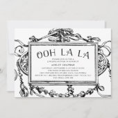 Invitation vintage Baroque Lingerie Douche (Devant)