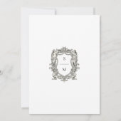 Invitation Vintage Baroque Statue Fine Art Renaissance (Dos)