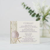 Invitation Vintage Beach Itinéraire violet (Debout devant)