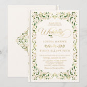 Invitation Vintage bibliothèque livre histoire Fairy Tale Mar (Devant / Derrière)