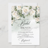 Vintage blanc anglais rose verdure Brunch nuptial