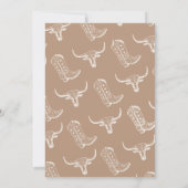 Invitation Vintage Blue Boys Wild Année 1er anniversaire (Dos)