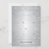 Invitation Vintage Blue Silver Stag (Dos)