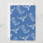 Invitation Vintage Blue Western Desert High School (Dos)