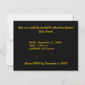 Invitation Vintage Bubbly fêter officiellement (Dos)