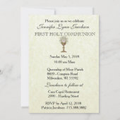 Invitation vintage catholique traditionnelle de (Dos)